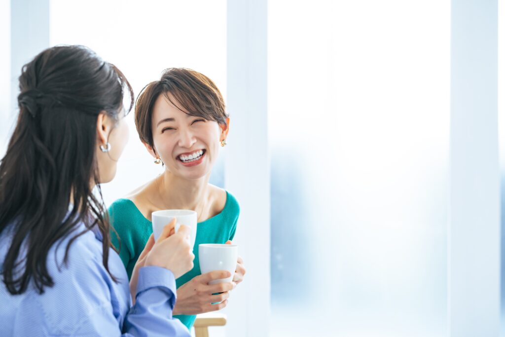 オフィスで雑談